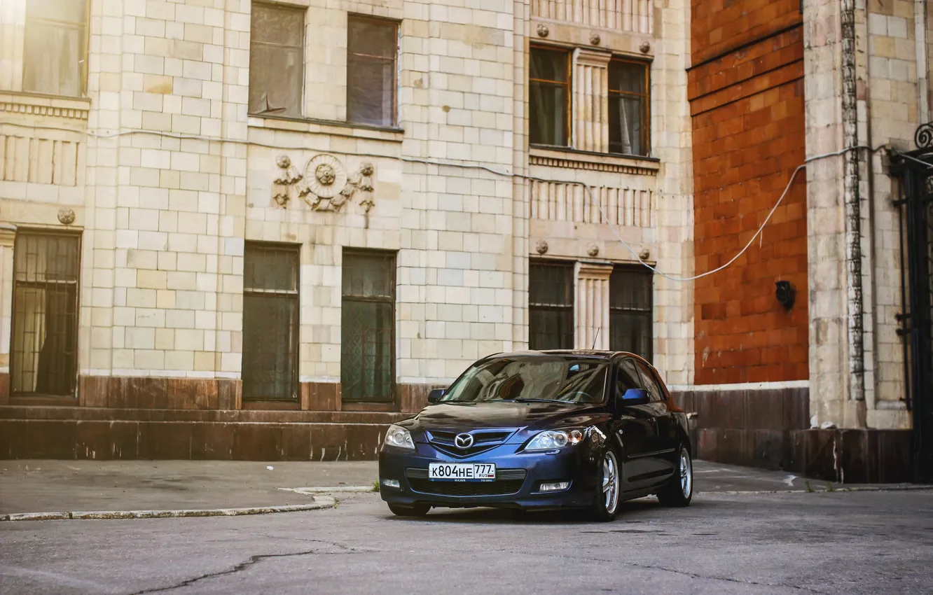 Photo wallpaper machine, auto, Mazda, auto