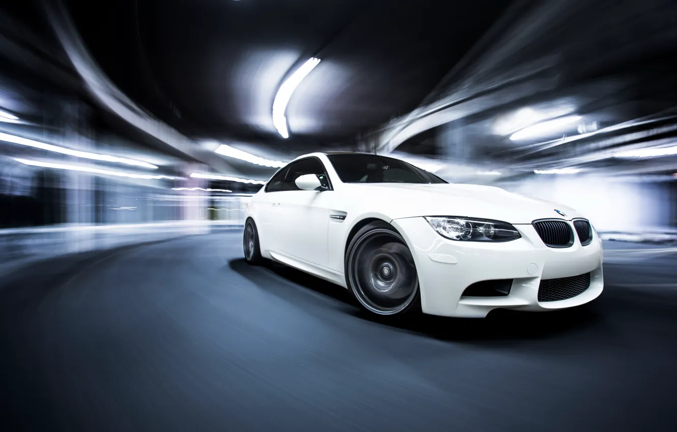 Photo wallpaper BMW, in motion, bmw m3