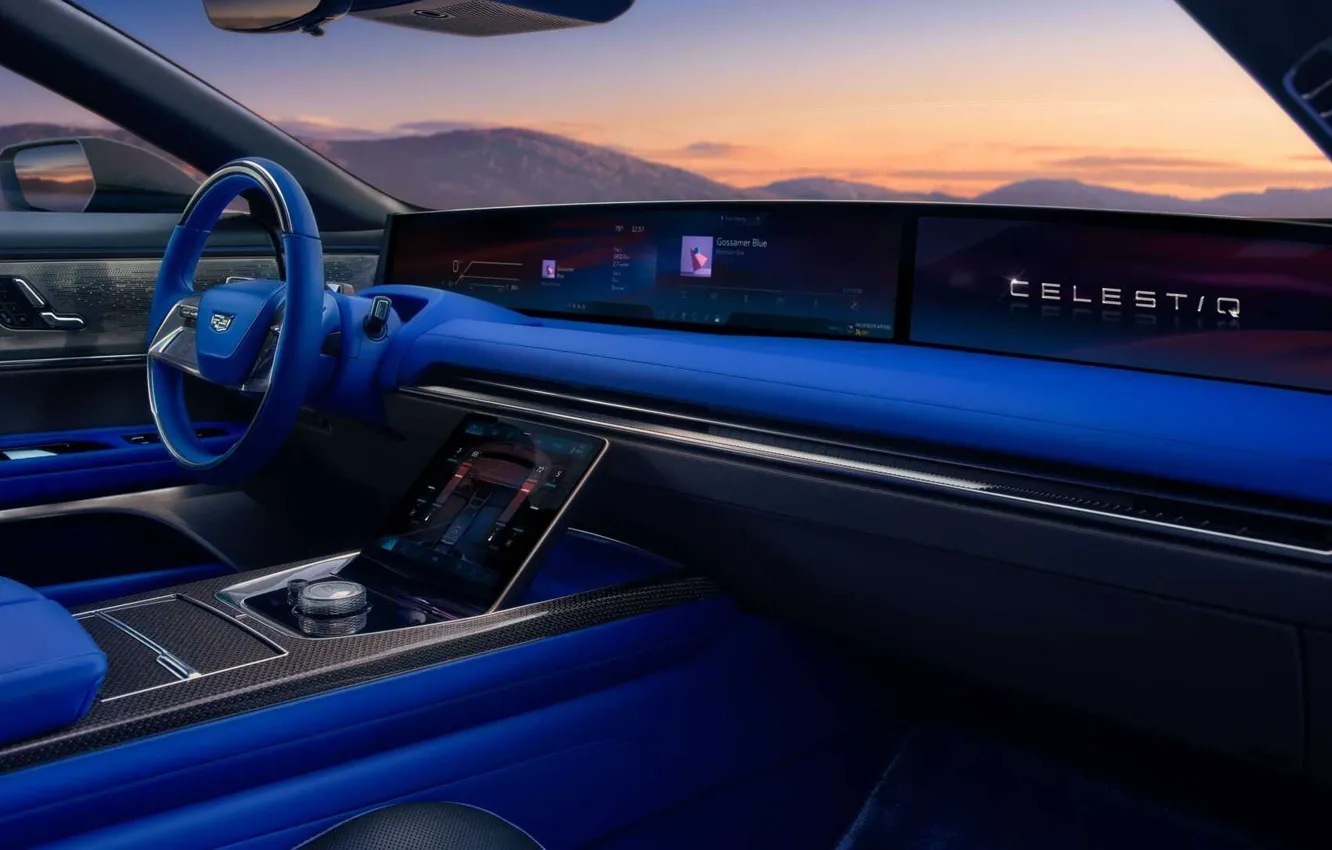 Photo wallpaper General Motors, The Interior Of The Car, Executive sedan, Cadillac Celestiq, premium brand