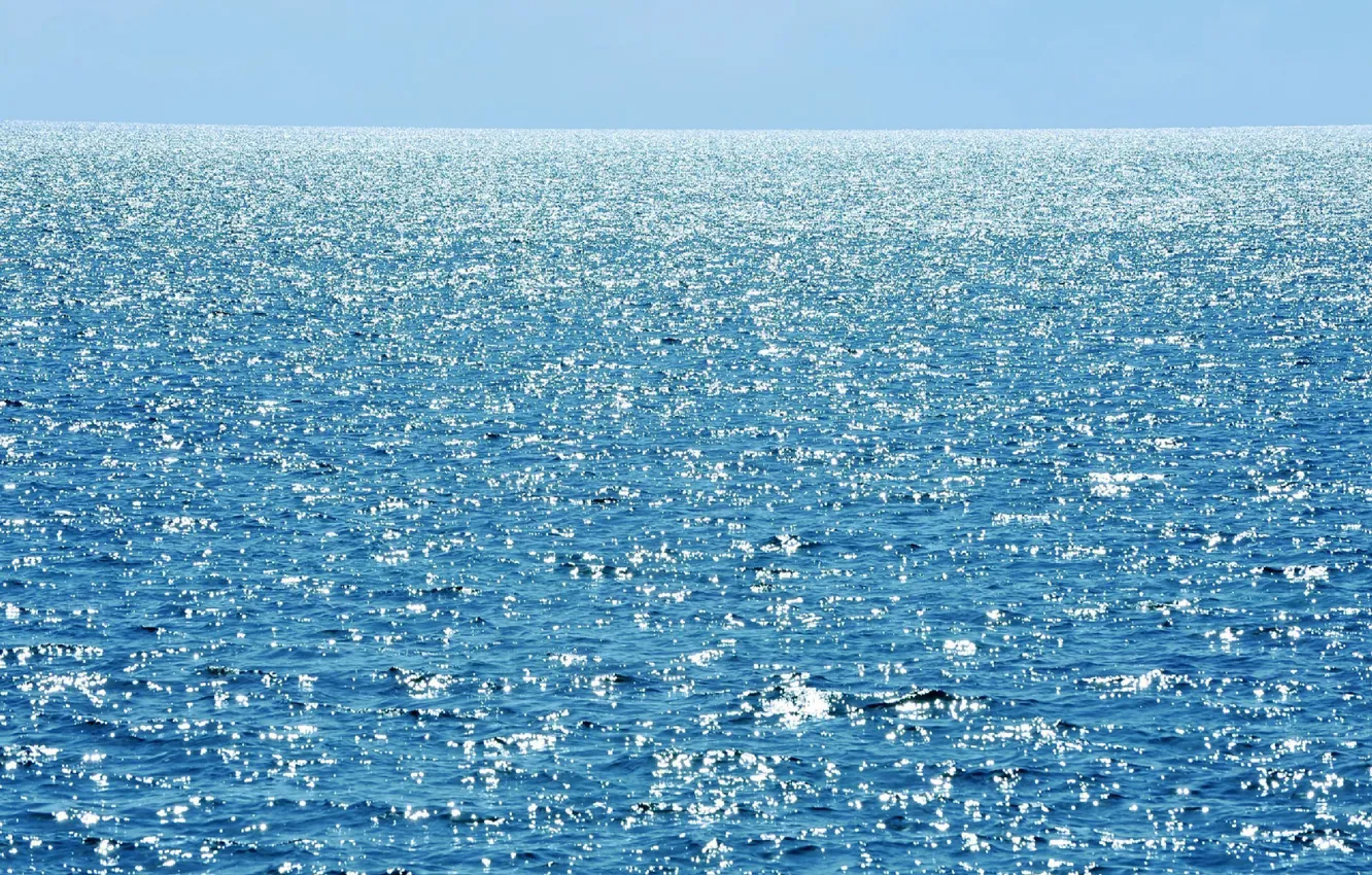 Photo wallpaper the ocean, the sky, water, nature