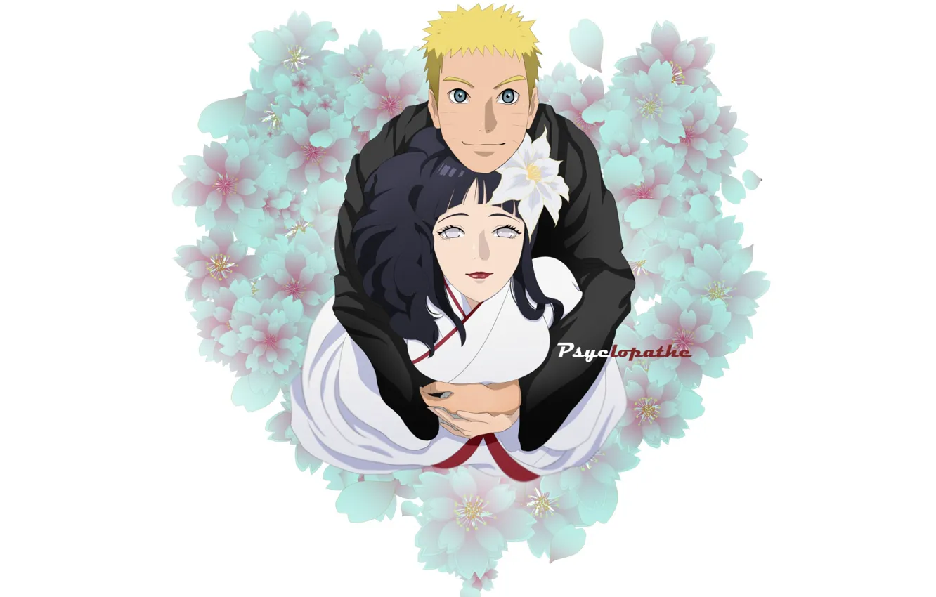 Photo wallpaper Naruto, Hyuuga Hinata, Uzumaki Naruto