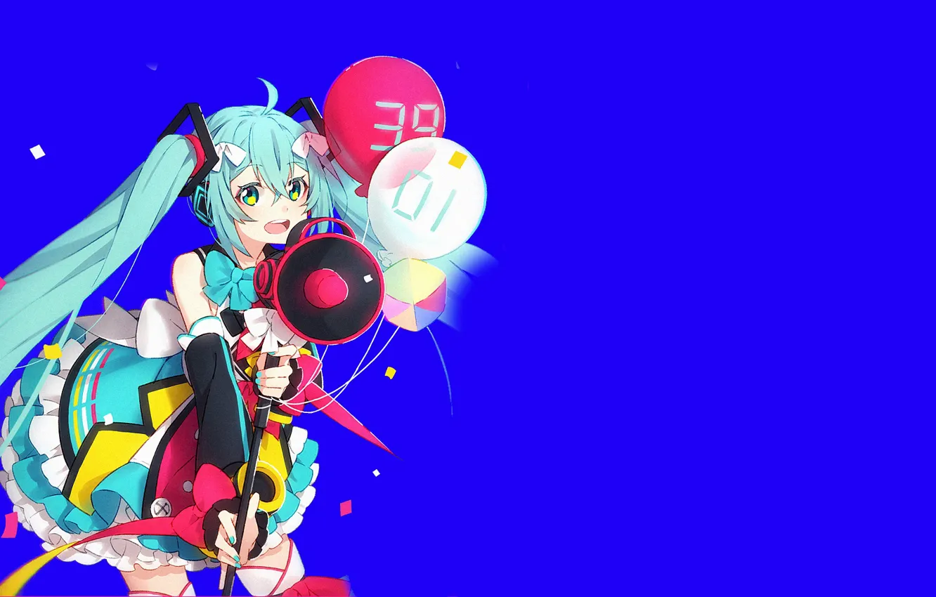 Photo wallpaper balls, vocaloid, hatsune miku, Vocaloid, Hatsune Miku