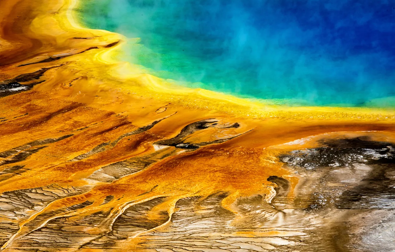 Photo wallpaper water, nature, national Park, geyser