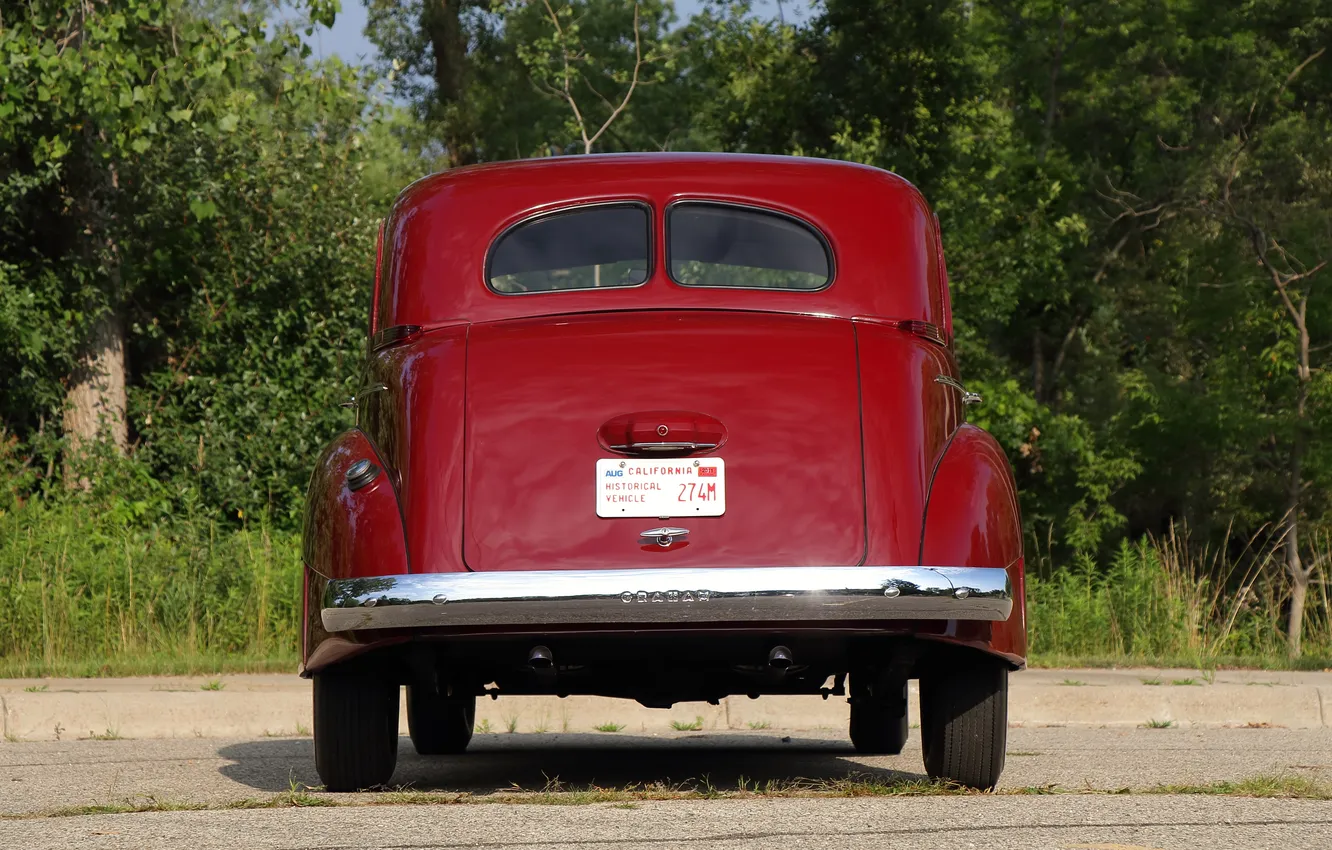 Photo wallpaper retro cars, Sedan, 1939, Retro Cars, Custom Supercharged, Graham Model 97, Graham Model 97 Custom …