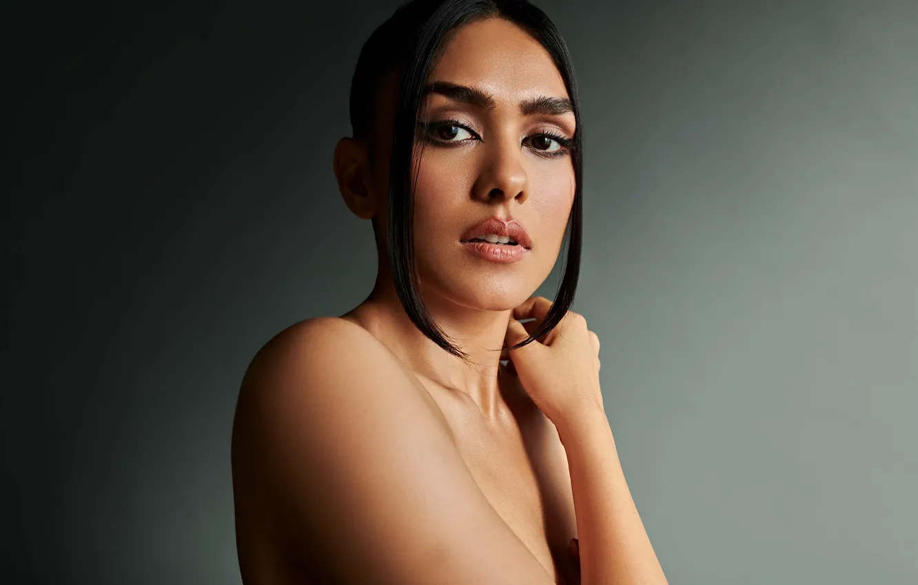 Photo wallpaper girl, sexy, hot girl, eyes, smile, beautiful, model, pretty