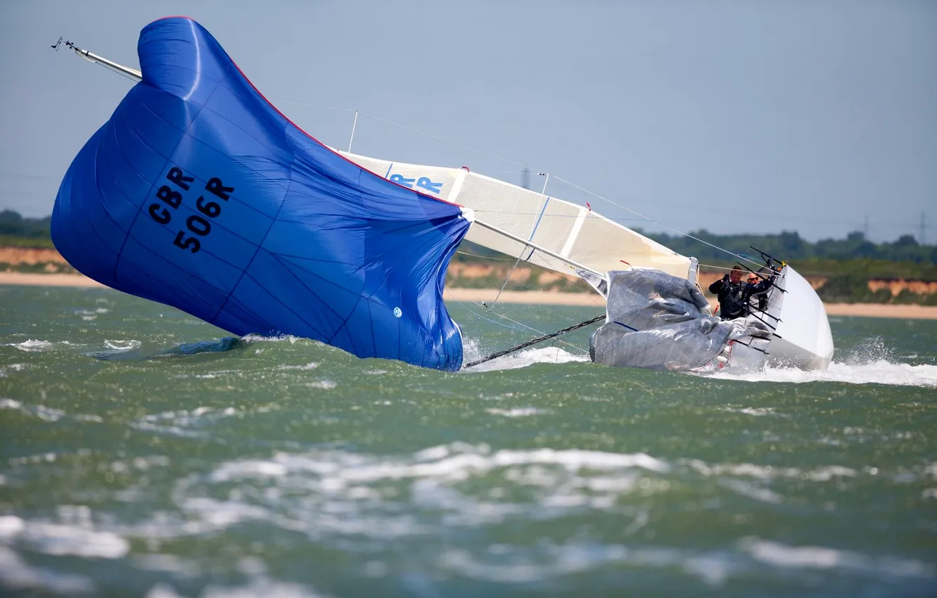 Photo wallpaper race, boat, speed
