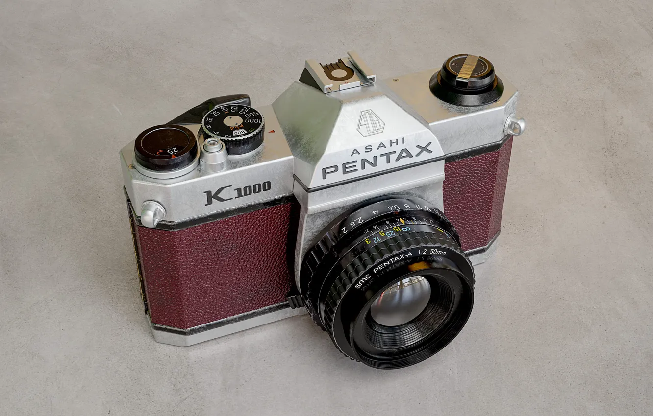 Photo wallpaper Japan, SLR camera, Pentax K1000