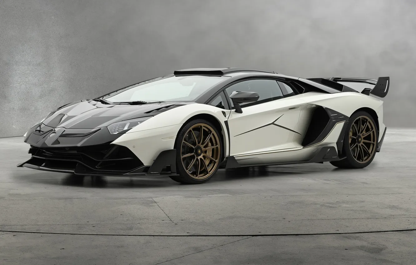 Photo wallpaper power, supercar, sports car, Lamborghini Aventador, Mansory, Supercar, Sports car, the only instance