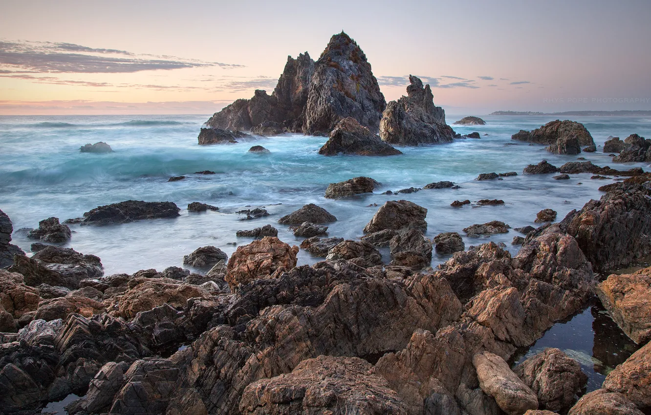 Photo wallpaper sunrise, Australia, Camel Rock