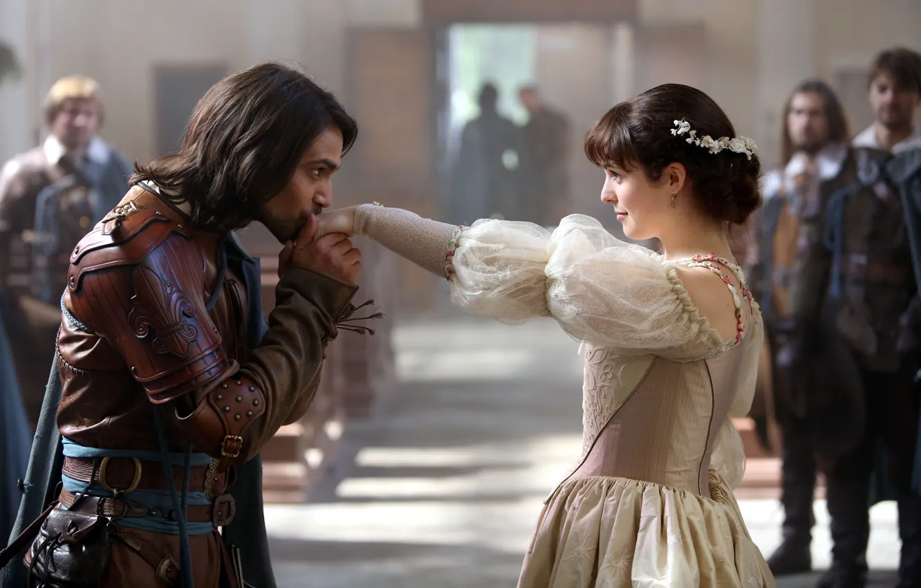 Photo wallpaper The series, The Musketeers, The Musketeers, Constance, Constance, Luke Pasqualino, d'artagnan, D'artagnan