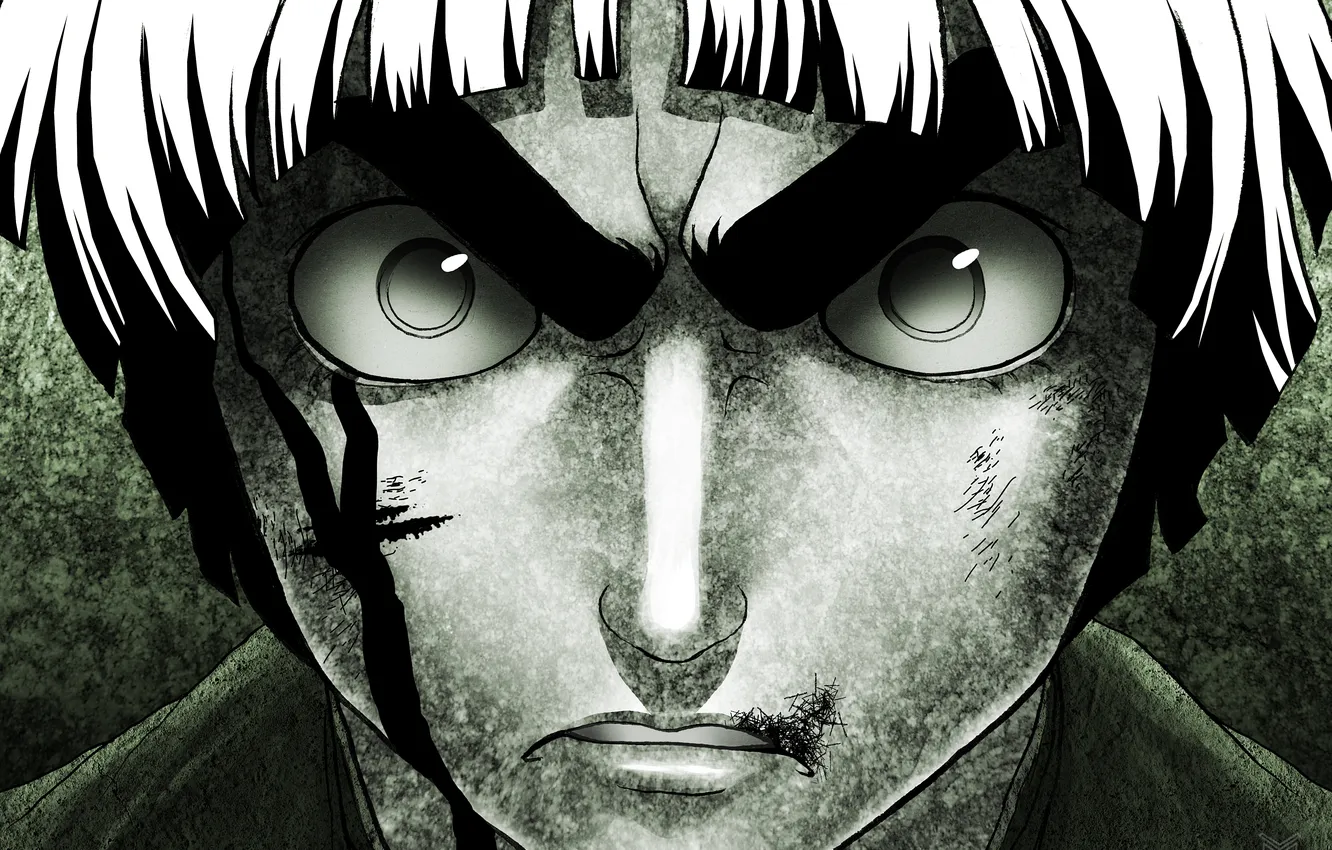 Photo wallpaper look, blood, surprise, guy, Naruto, Naruto, art, linnyxito