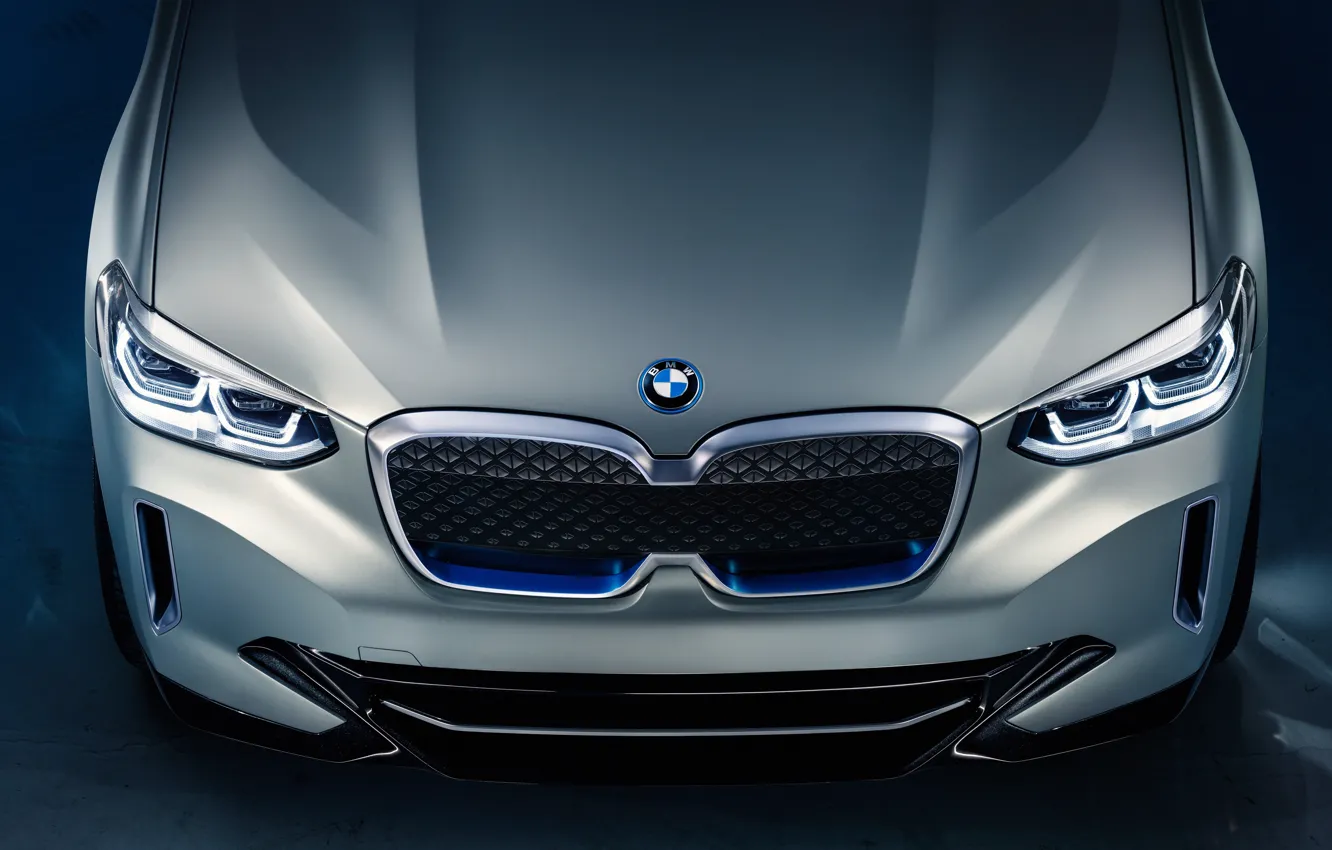 Photo wallpaper Concept, 2018, the front part, electrocreaser, BMW iX3