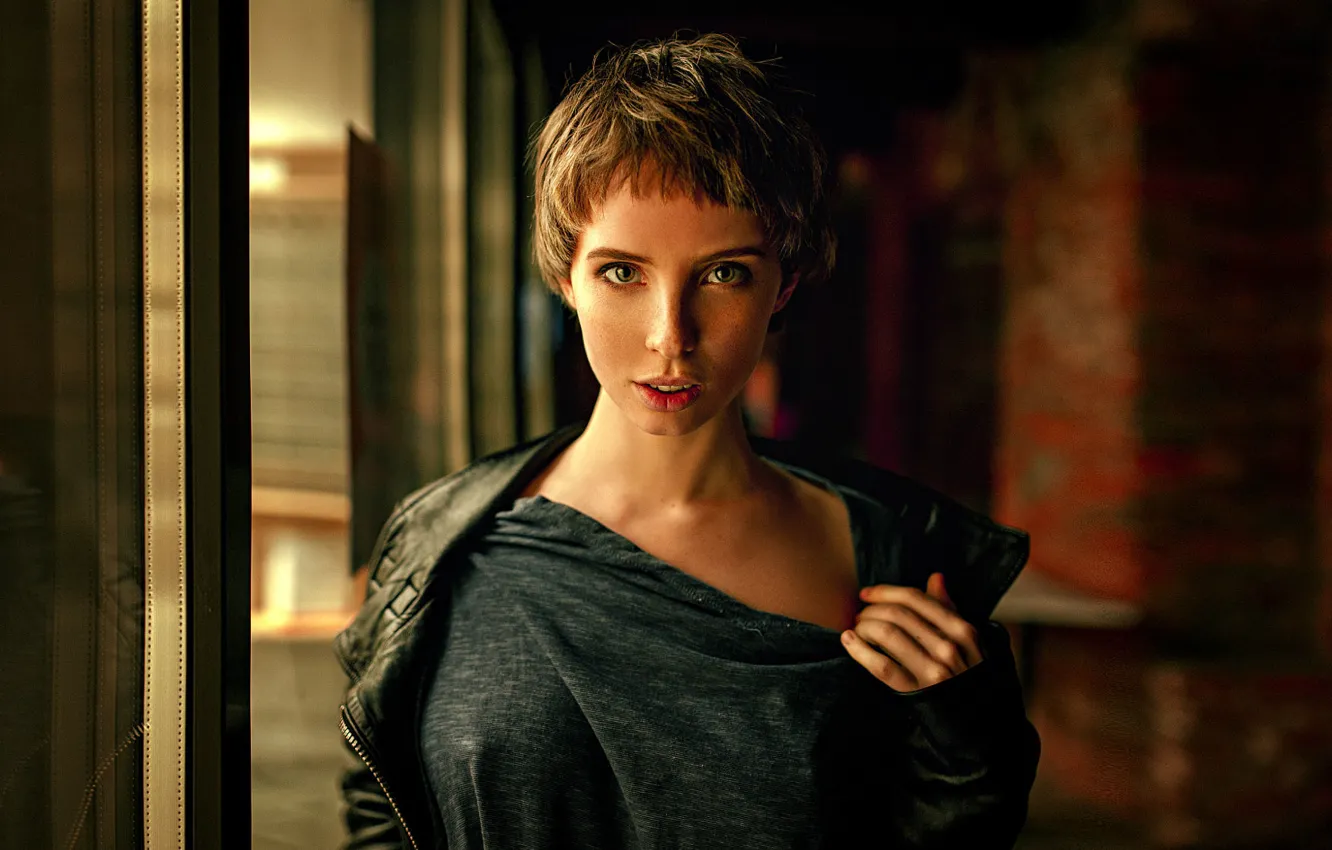 Photo wallpaper look, girl, model, hair, sponge, Lightroom, Taisiya Shipilova