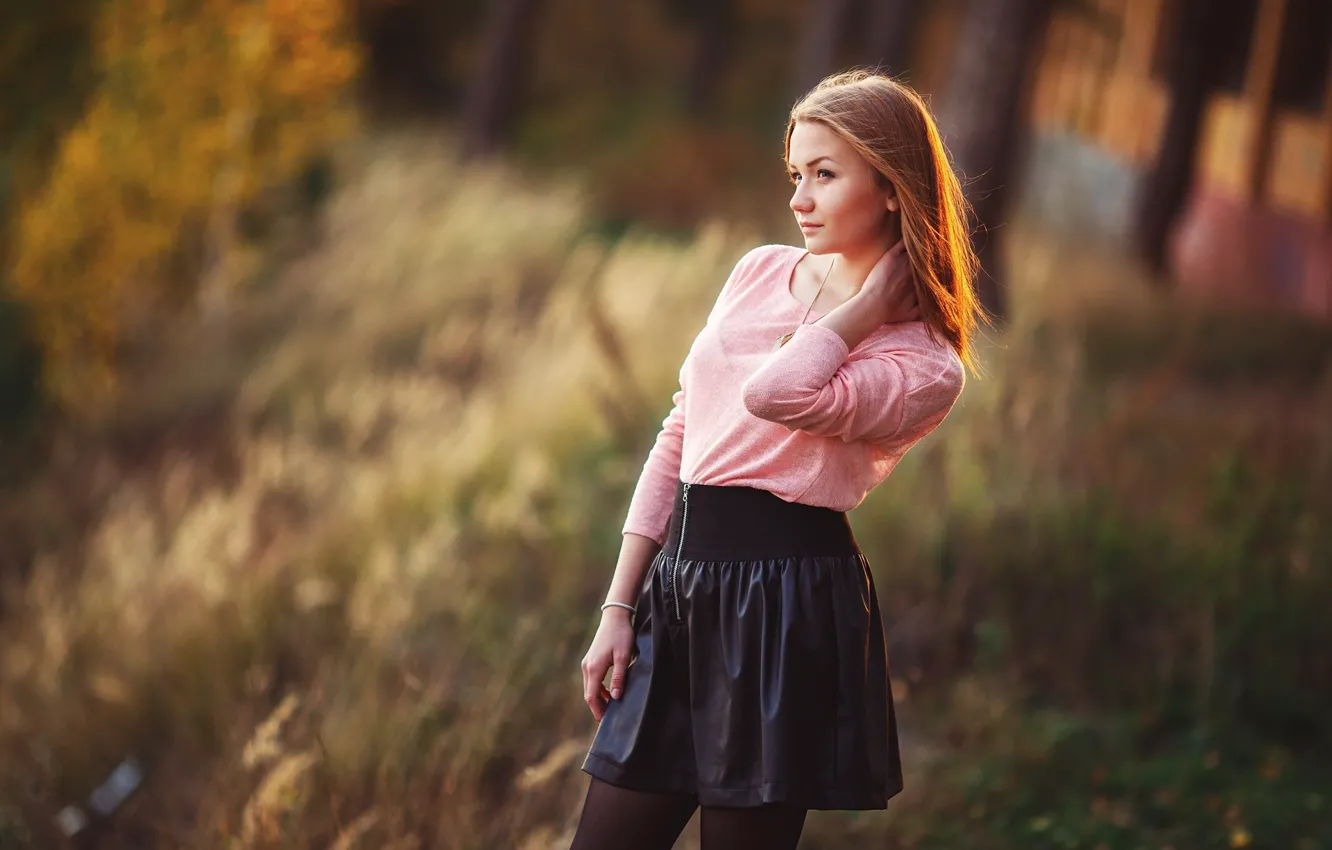 Photo wallpaper girl, view, model, hair, professional, shooting, Cost