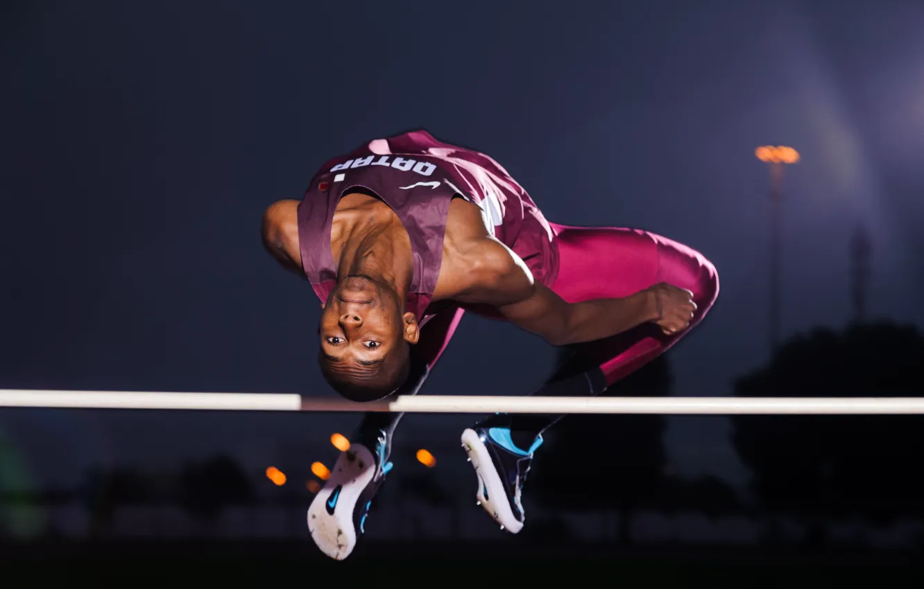 Photo wallpaper jump, sport, height