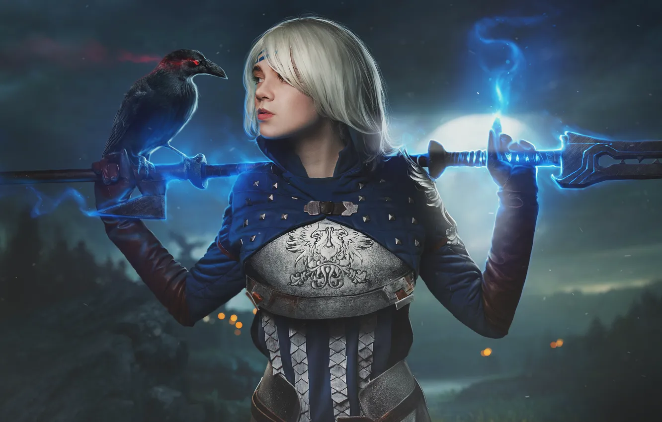 Photo wallpaper the game, game, Raven, Dragon Age, cospa