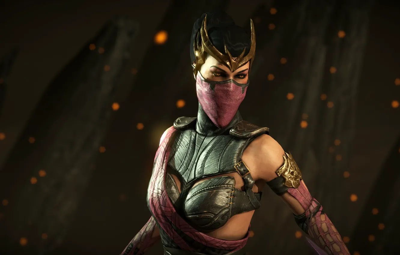 Photo wallpaper Mileena, Milina, Mortal Kombat X, SAI, Mortal Kombat 10