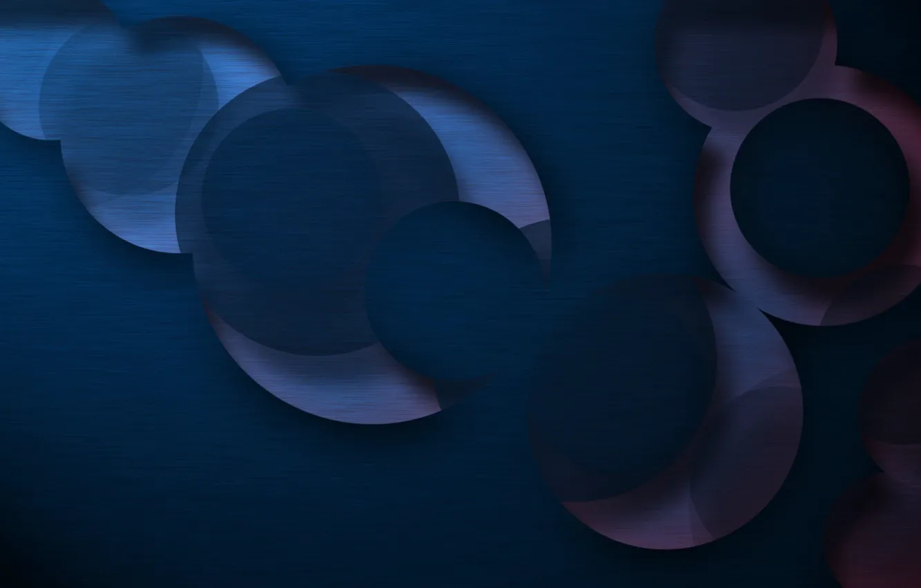 Photo wallpaper circles, blue, abstraction, texture