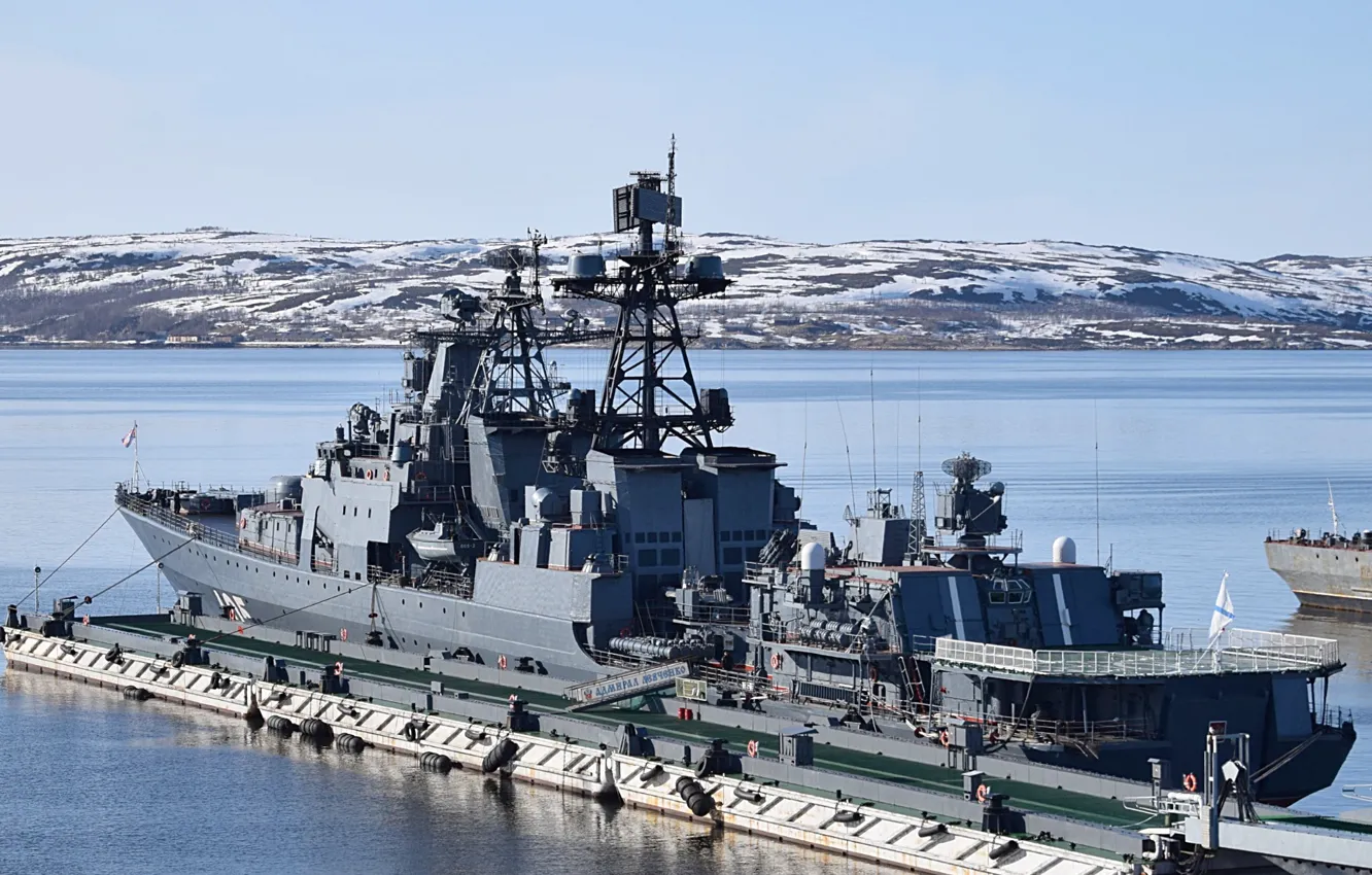 Photo wallpaper pier, Admiral, Severomorsk, Levchenko