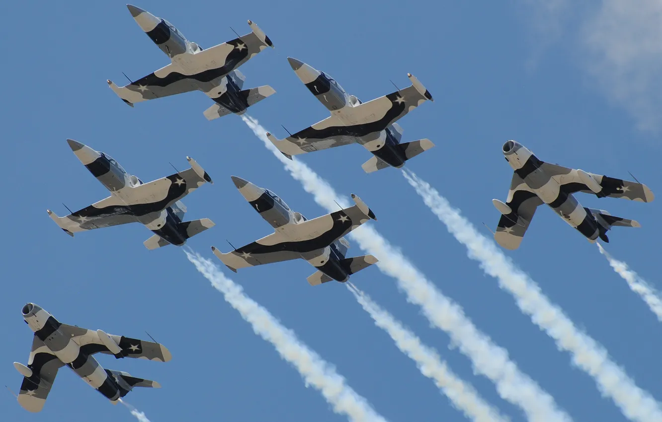 Photo wallpaper aviation, Airshow, the plane, The MiG-17, Aero L-39