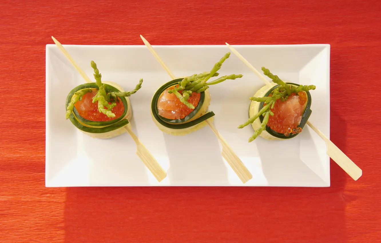 Photo wallpaper food, fish, plate, plate, caviar, food, 1920x1200, fish