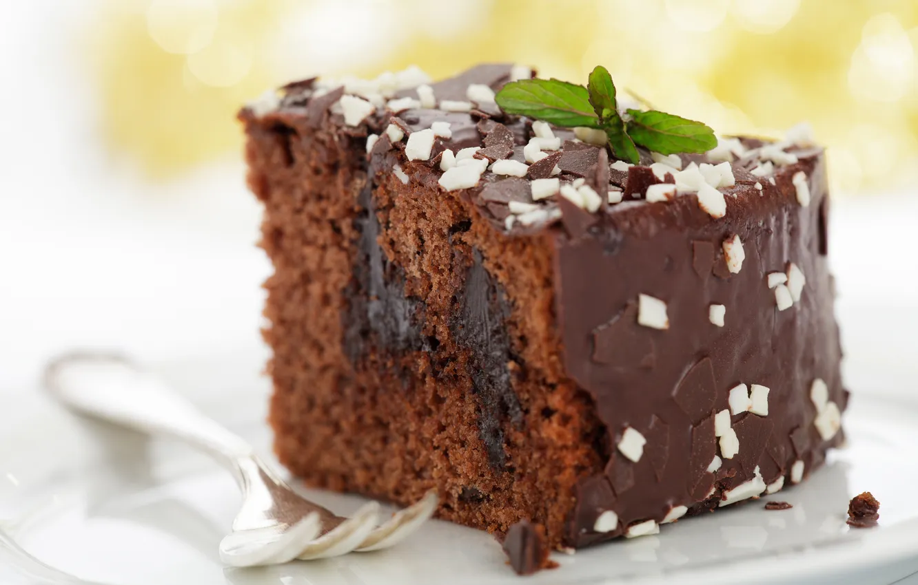 Photo wallpaper leaves, cake, plug, saucer, glaze, baby