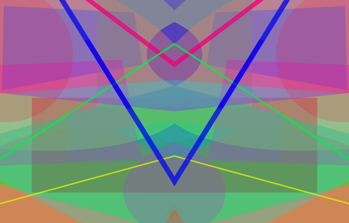 Photo wallpaper abstract, figure, symmetry