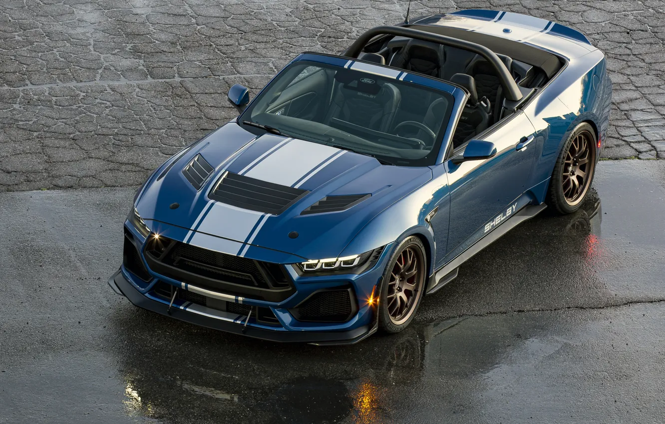 Photo wallpaper Mustang, Shelby, 2024, Shelby Super Snake Convertible
