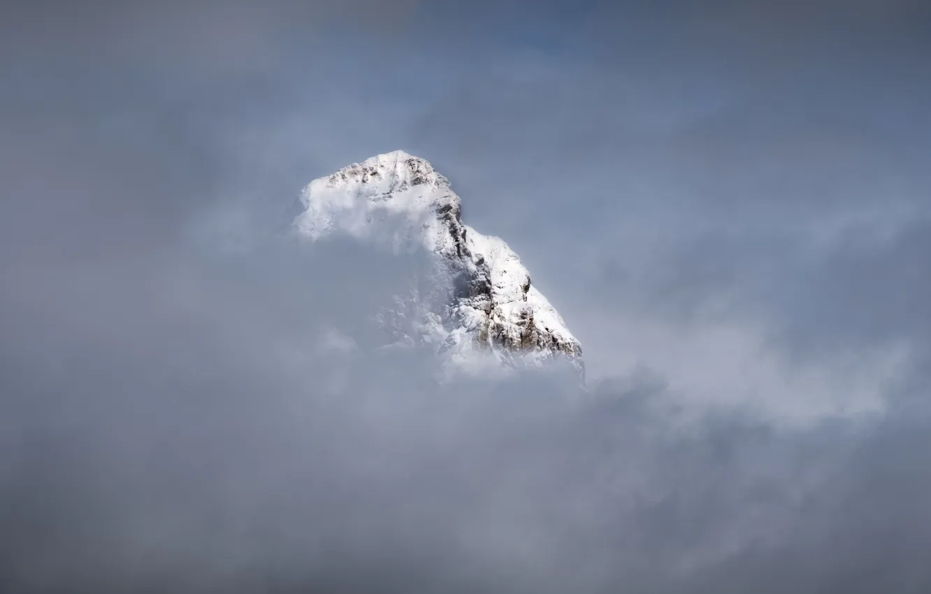 Photo wallpaper clouds, Georgia, LEFT, Svanetia, Nadezhda Demkina