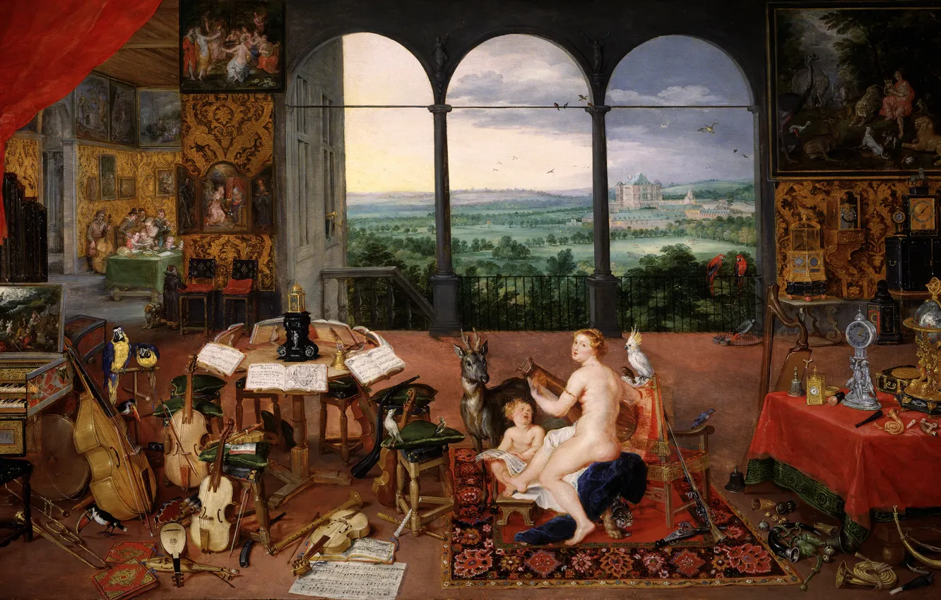 Photo wallpaper picture, artist, giovis, Jan Brueghel I, Peter Paul Rubens