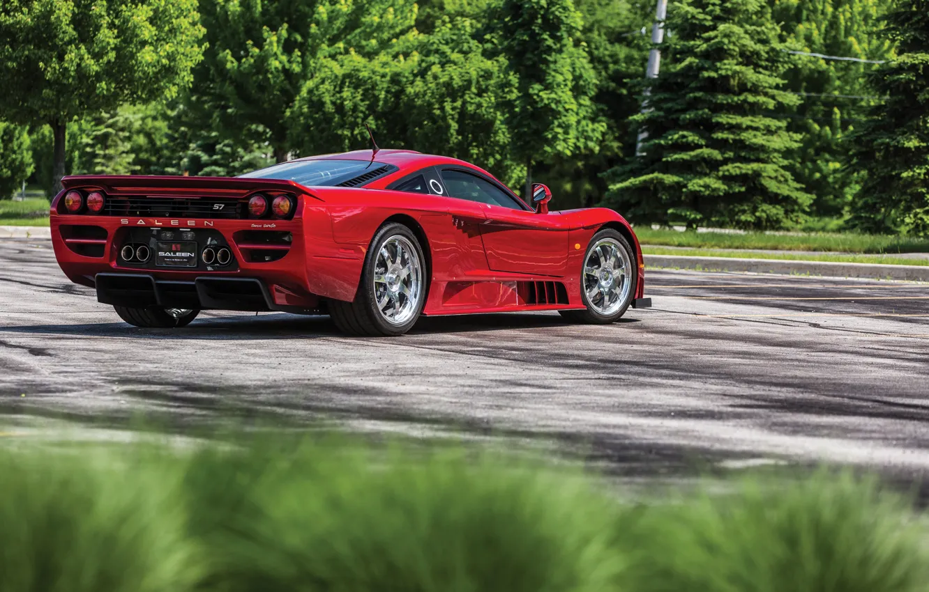 Photo wallpaper Saleen, Rear view, S7