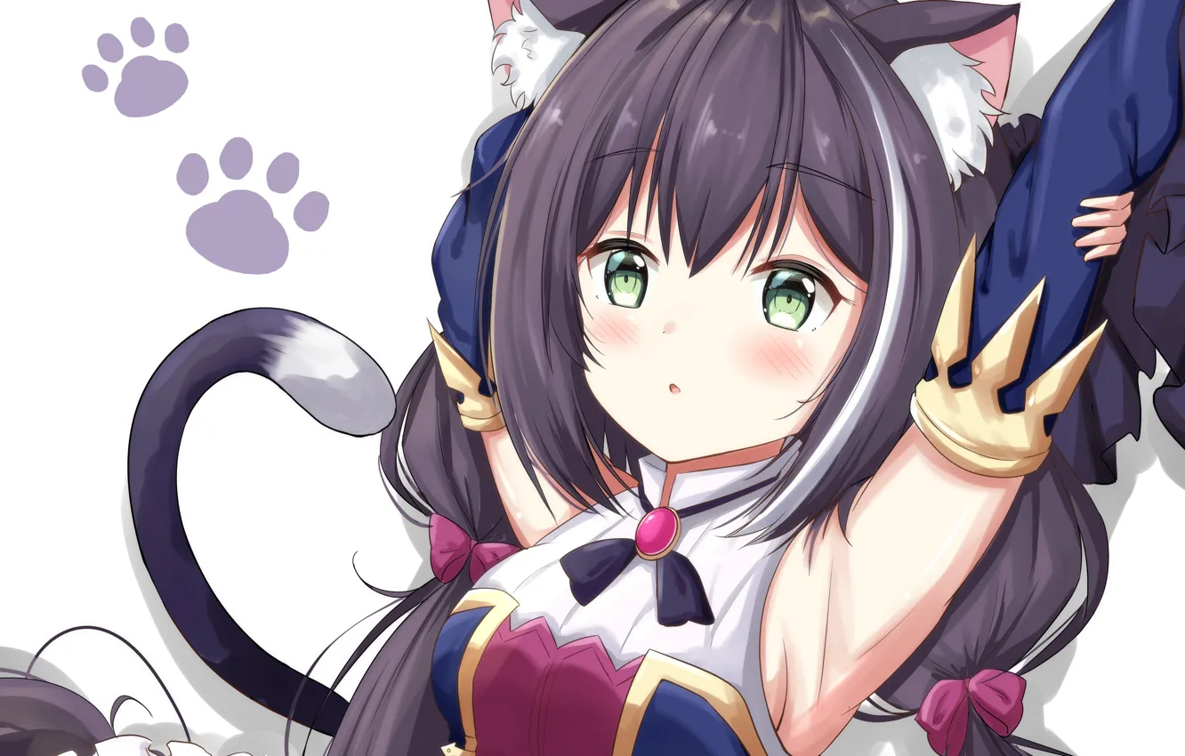 Photo wallpaper girl, blouse, long hair, anime, beautiful, pretty, attractive, handsome