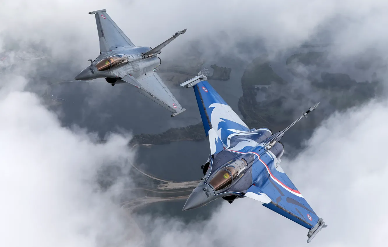 Photo wallpaper multi-role fighter, French, Rafale, Rafal