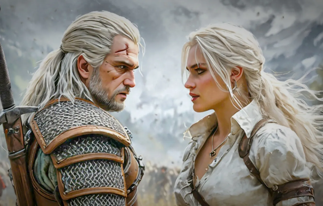 Photo wallpaper the game, The Wild Hunt, The Witcher, CRIS