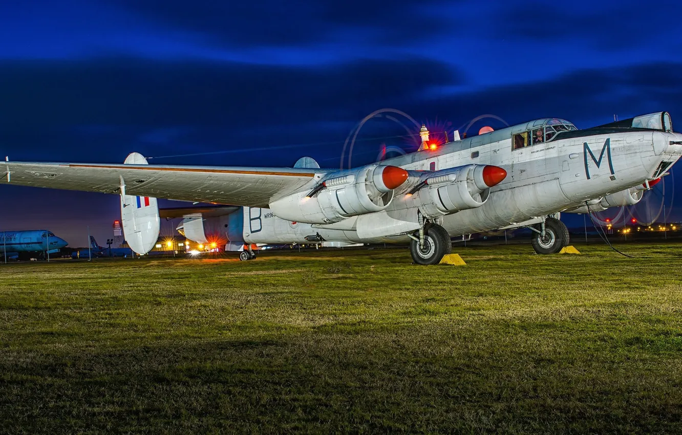 Photo wallpaper aviation, lawn, screws, combat aircraft, winged machine