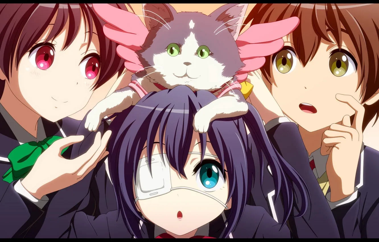 Photo wallpaper anime, to rik takanashi, Tsuyuri Cumin, Chuunibyou Demo Koi Ga Shitai