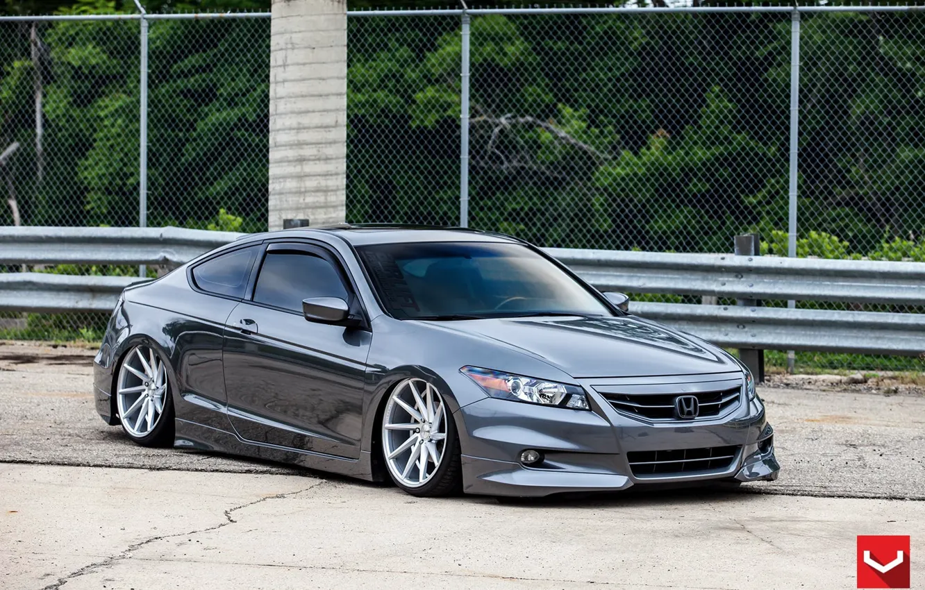 Photo wallpaper Honda, Accord, CVT, Silver, Polished