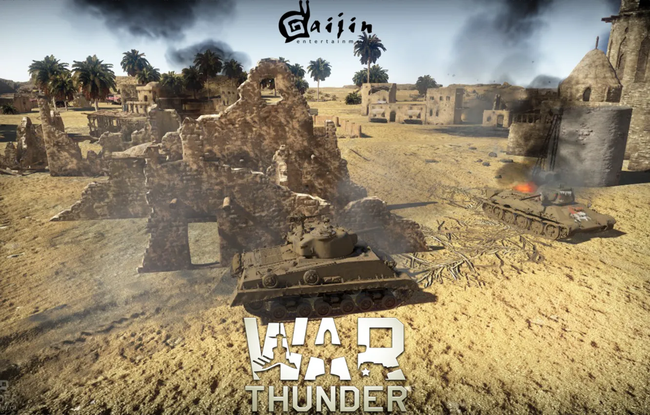 Photo wallpaper war, Thunder, War Thunder, Gaijin