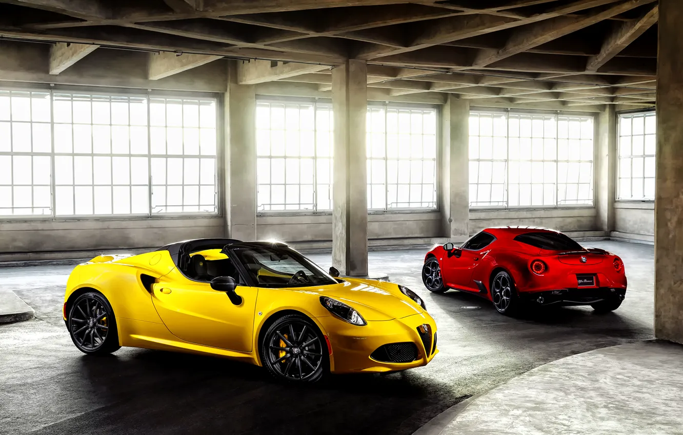 Photo wallpaper Alfa Romeo, spider, alpha, Romeo, Spider, US-spec, 2015, 960