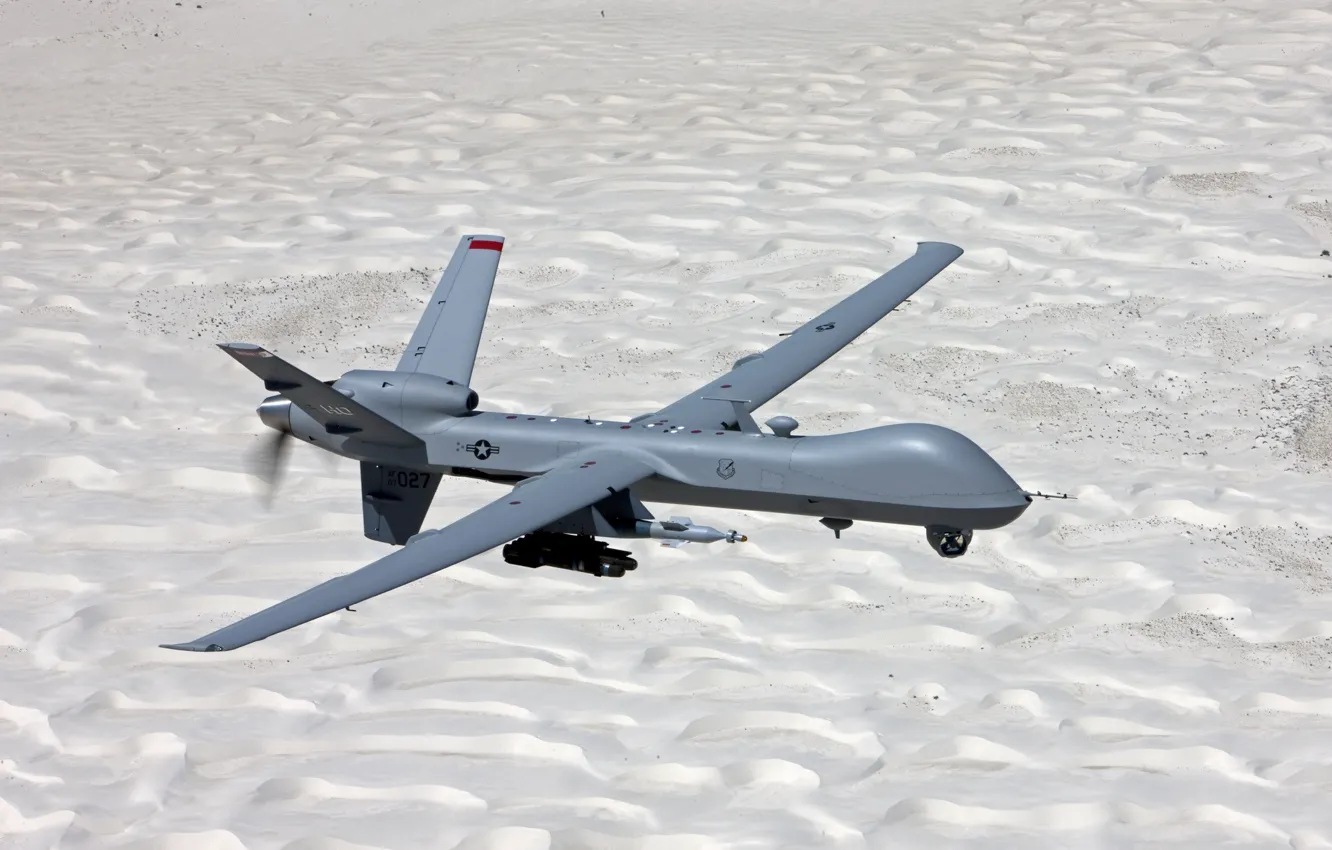 Photo wallpaper desert, hero, drone, uav, Getty