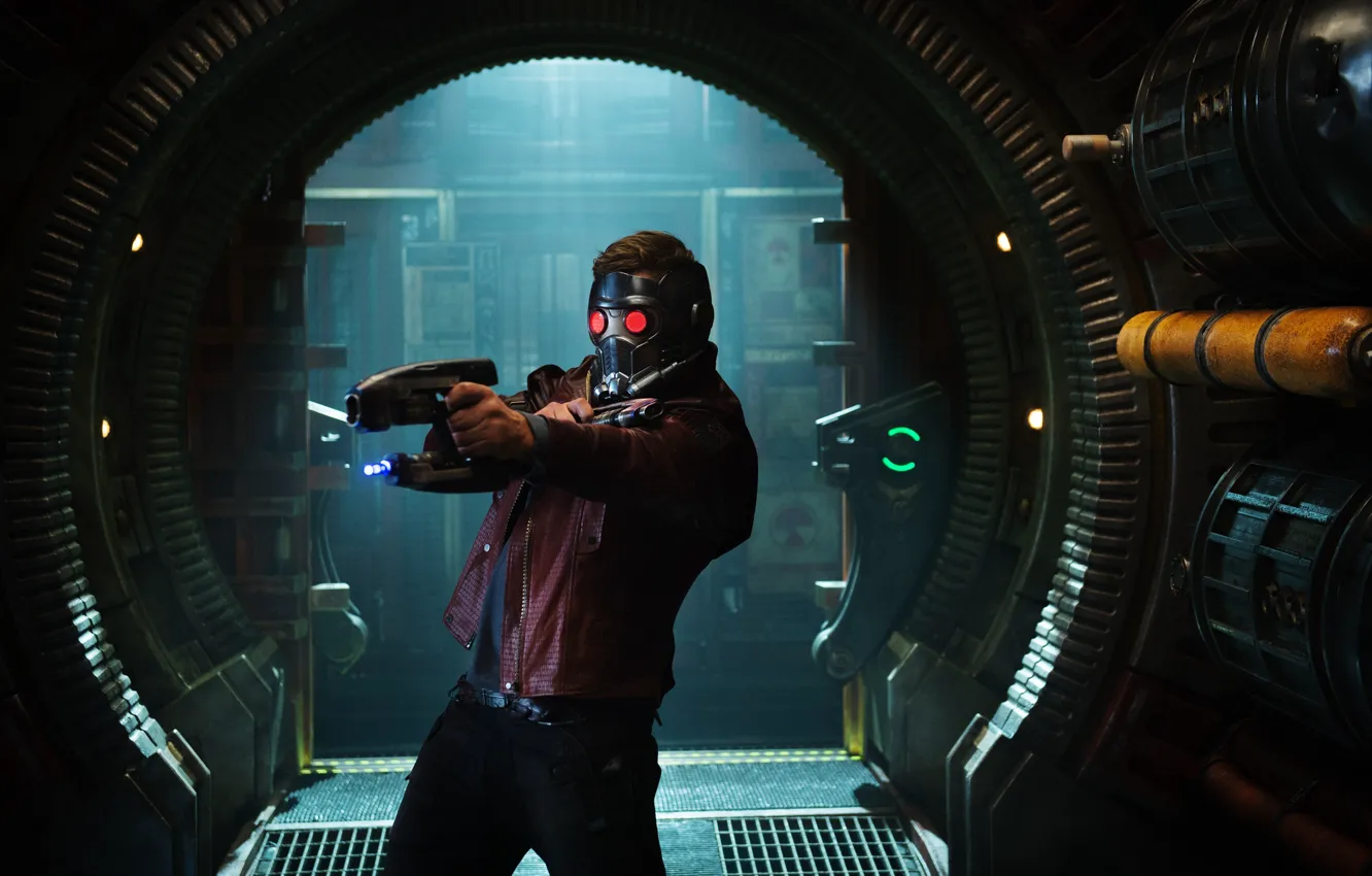 Photo wallpaper weapons, helmet, Marvel Comics, Guardians Of The Galaxy, Peter Quill, Guardians of the Galaxy, Chris …