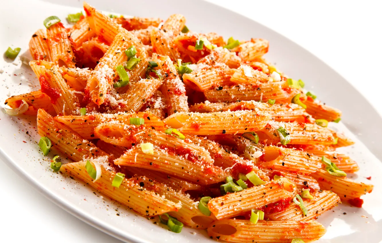 Photo wallpaper food, plate, pasta, Main Dishes