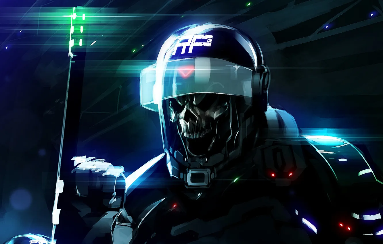 Photo wallpaper security, helmet, special forces, dead, stick