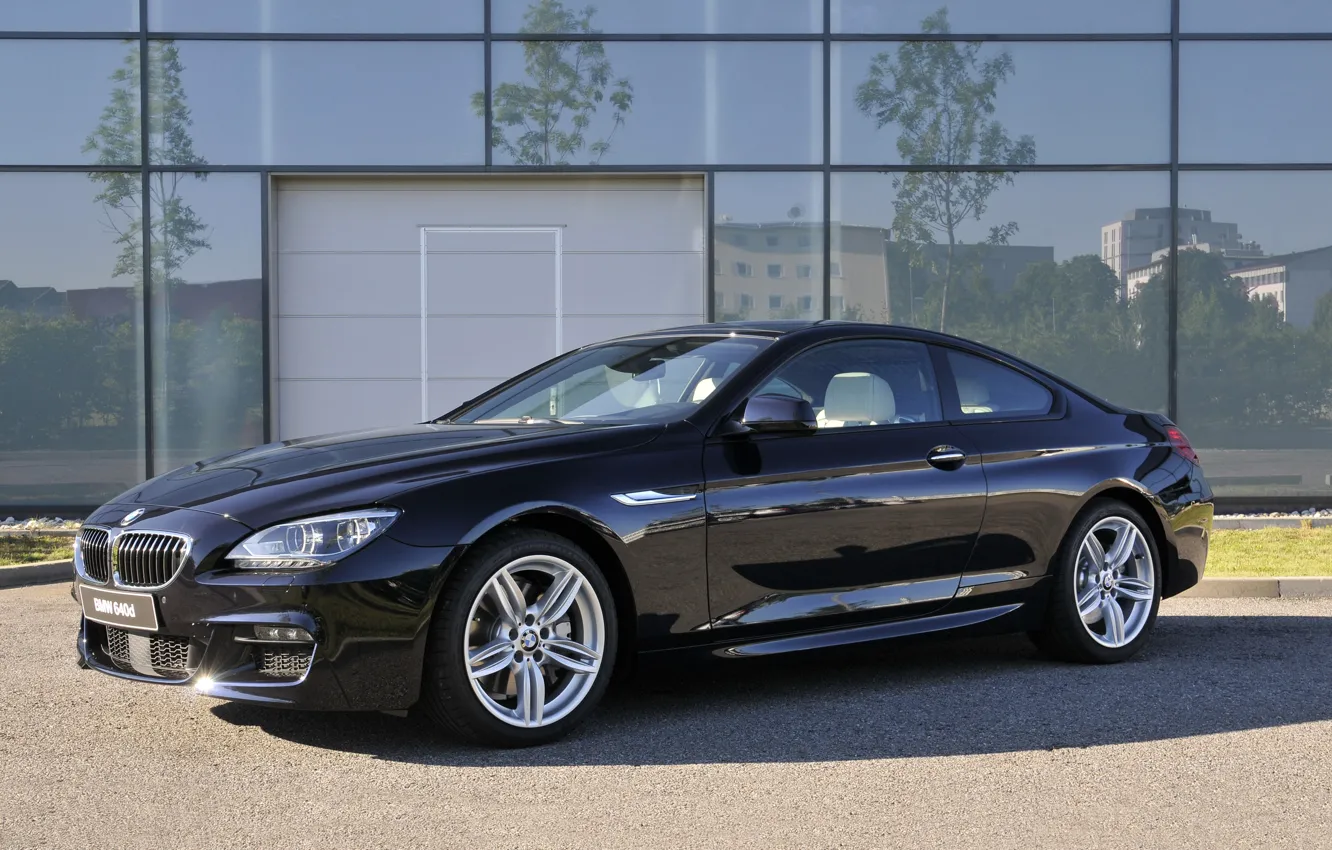 Photo wallpaper sunlight, BMW 640d Coupe M Sport, paved area