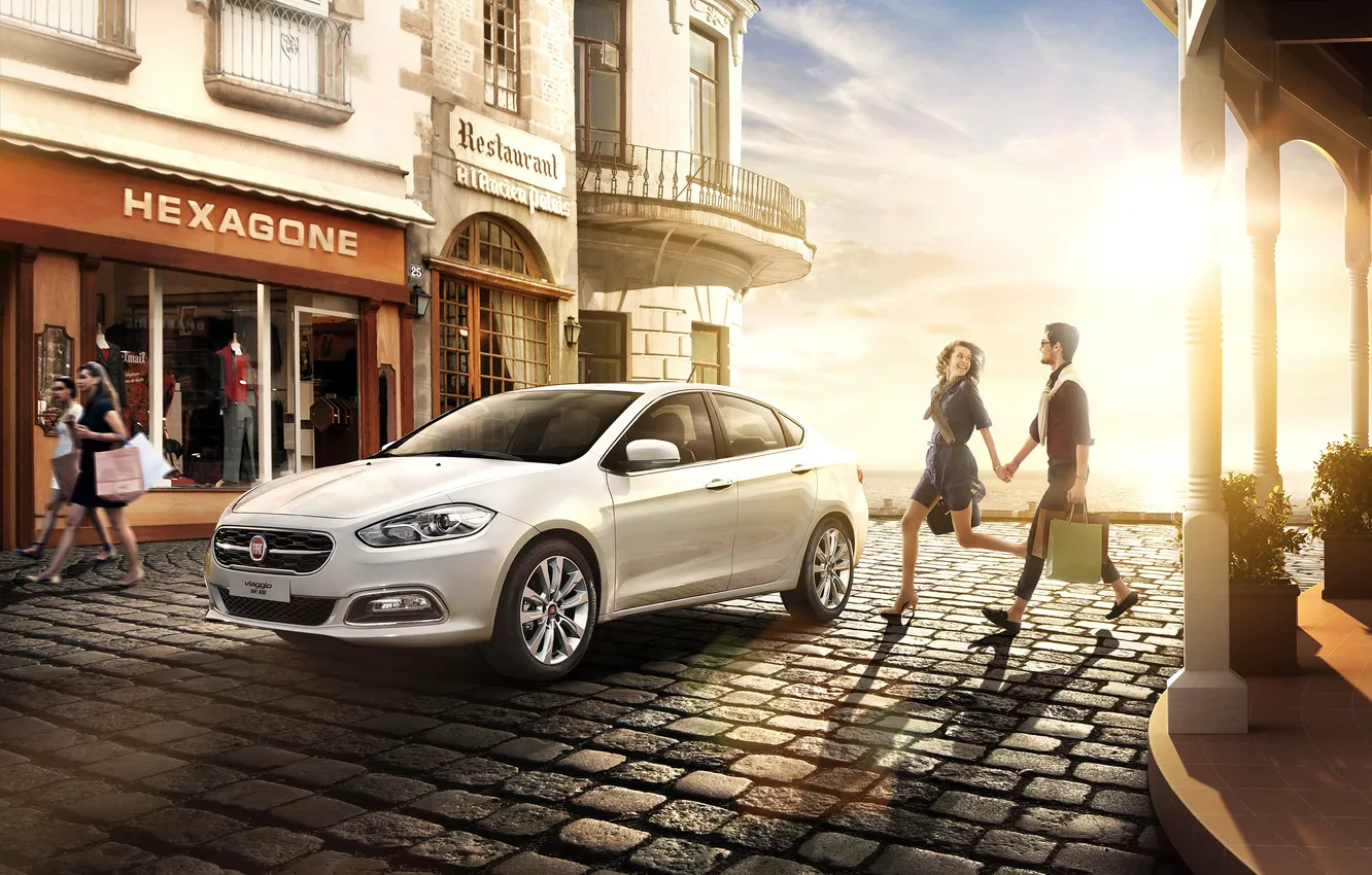 Photo wallpaper Fiat, Fiat, Travel, Viaggio