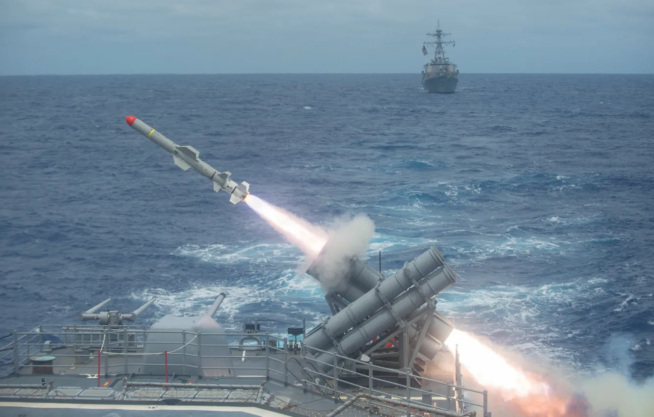 Photo wallpaper harpoon, the rockets, anti-ship missile