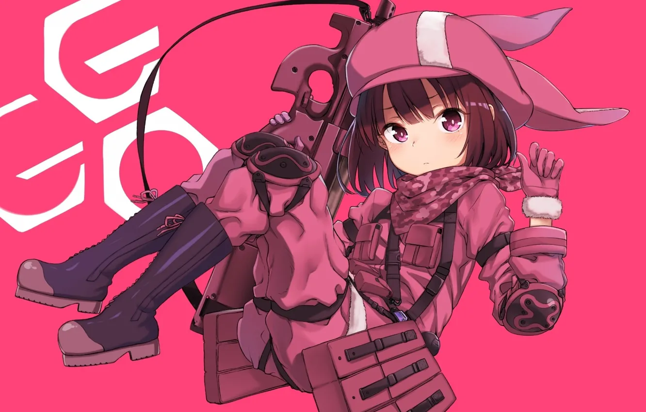 Photo wallpaper Sword Art Online, Sword Art Online Alternative: Gun Gale Online, Alternative: Gun Gale Online