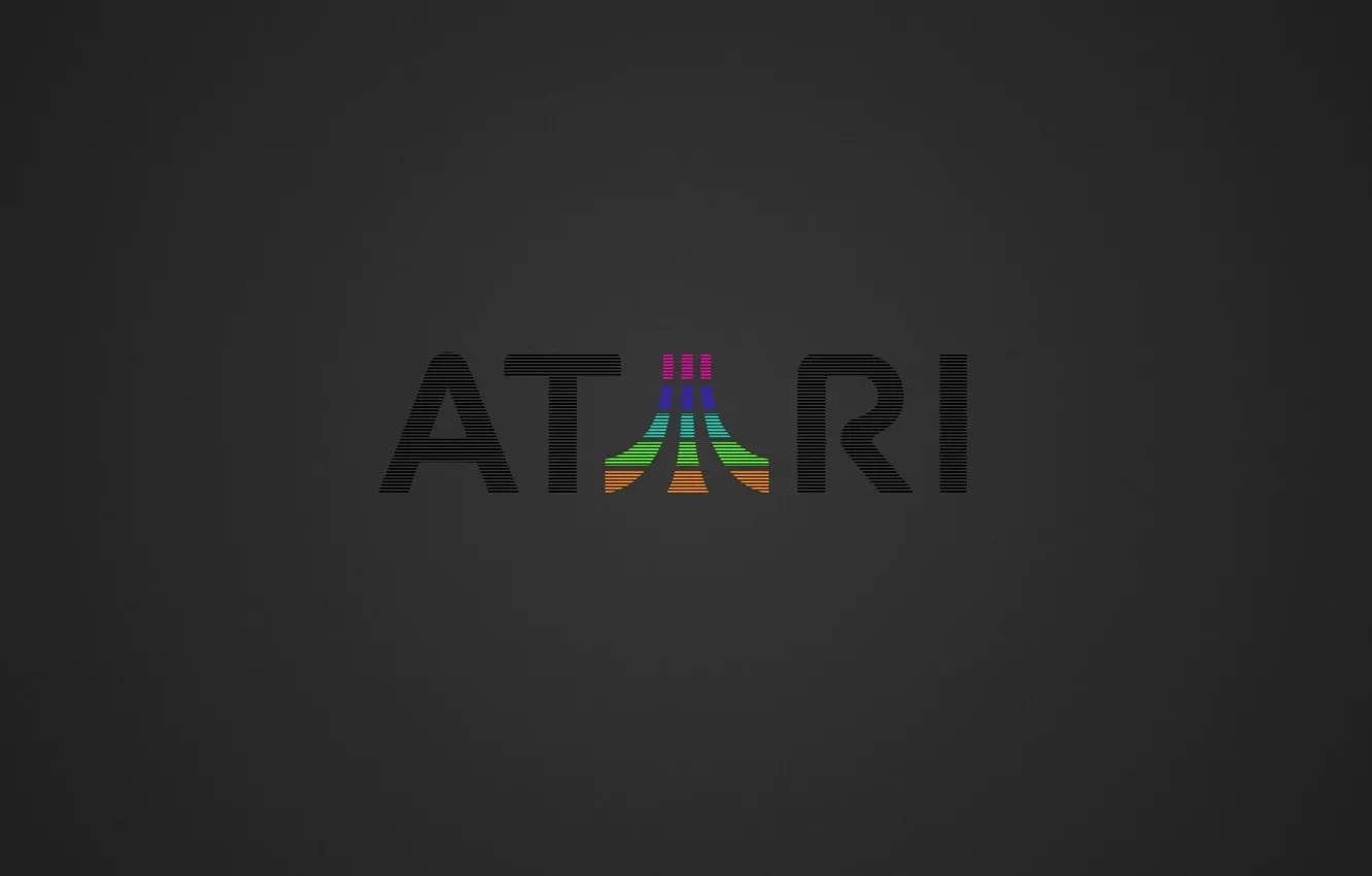 Photo wallpaper color, background, logo, Atari