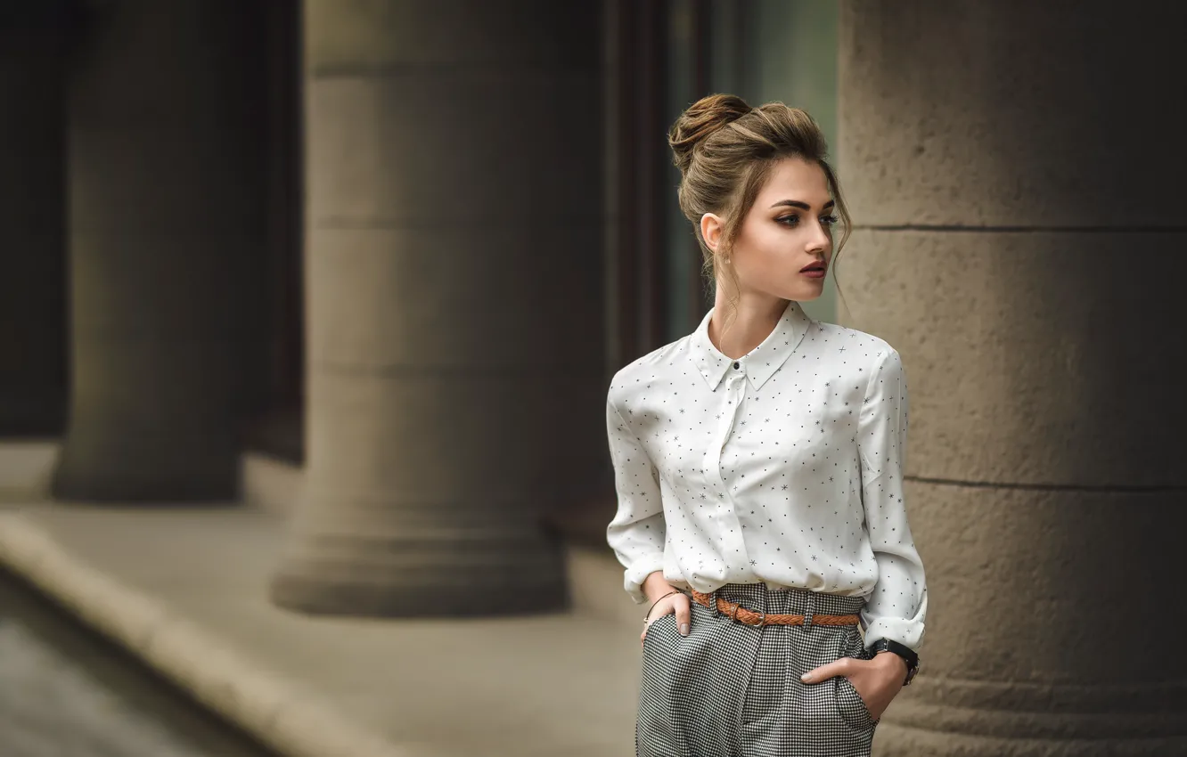 Photo wallpaper girl, model, Ananda, Dmitry Medved