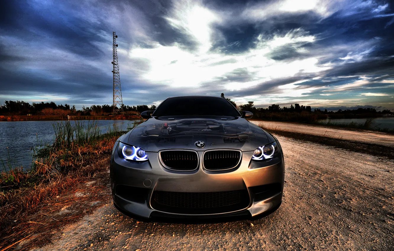 Photo wallpaper the sky, nature, BMW